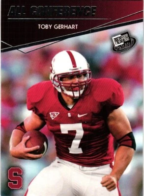 2010 PRESS PASS ALL CONFERENCE TOBY GERHART RC ROOKIE $0.99 VALUE BOX - Image 1 of 2