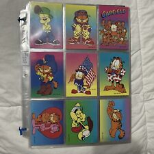 Vintage Garfield 1995 Krome Trading Cards Complete Set 1-90 W/9 Card Chase Set