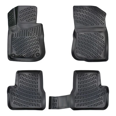 Car Floor Mats Liners For Peugeot 208 2012-2019 All Weather Heavy Duty Auto Rugs - Image 1 of 4