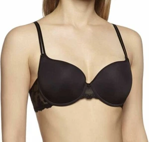 Chantelle Passionata BH White Nights Gr. 36A schwarz Spitze wattiert T-Shirt 5075 - Bild 1 von 12