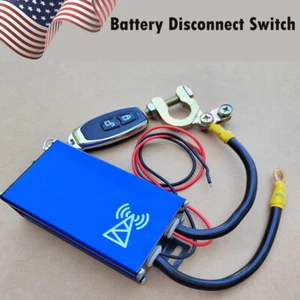 Battery Isolator Master Disconnect Cut Off Switch with Wireless Remote Control - Picture 1 of 9