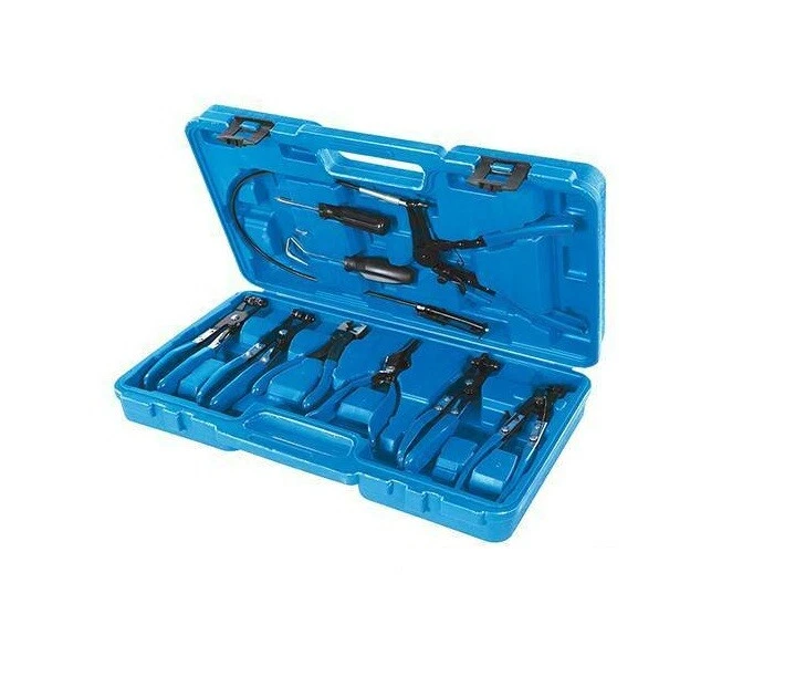 SILVERLINE SET 9 PINZE FASCETTE TUBI TUBO PINZA AUTO FIAT VW FORD MERCEDES OPEL RENAULT SIL