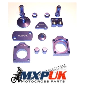 CRF450 2017 BLING KIT MXPUK AZUL ALEACIÓN ANODIZADA PAQUETE DE PIEZAS CR450F (311G) - Imagen 1 de 1