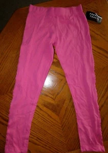 NWT Girls 10/12 FRENCH TOAST Pink Leggings w/ side ruching NEW  - Picture 1 of 4