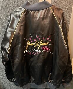 Live from Hollywood James St. James satin jacket Never Worn!