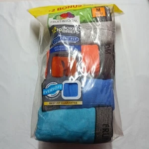 Fruit of the Loom Boys Boxer Briefs M 10-12 Multi 12-Pack CoolZone Fly Waistband - Picture 1 of 3