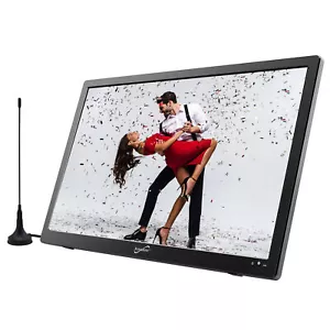 Portable 16" 12 Volt Digital LED TV w USB, SD & HDMI Input & FM Radio (SC-2816) - Picture 1 of 7