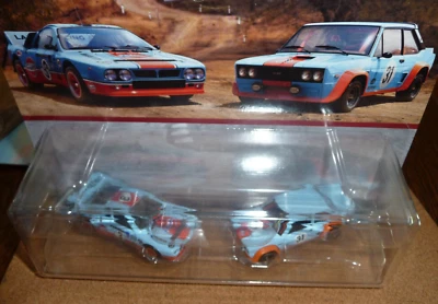 HOT WHEELS CAR CULTURE TWINPACK GULF LANCIA FIAT ABARTH - Image 1 of 3