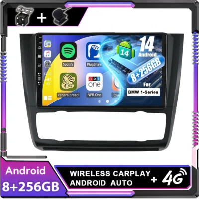 Android14 Autoradio Per BMW 1-Series E88 E82 E81 E87 GPS Navigatore DSP CarPlay  - Immagine 1 di 4