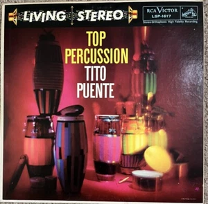 TITO PUENTE Top Percussion LP Plays Well 1958 RCA Victor LSP 1617 Vinyl - Picture 1 of 4