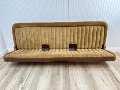 1988-1994 Chevy GMC Extended Cab OEM BANCO TRASEIRO *PANO MARROM* - Imagem 1 de 4