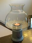 Clear Glass Dome Globe Hurricane Oil Lamp Tealight Candlelight Holder 