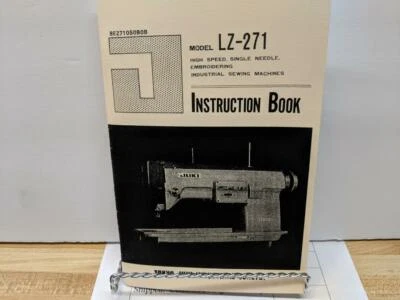 Juki LZ-271 Industrial Sewing Machine Instruction Manual - Image 1 of 3