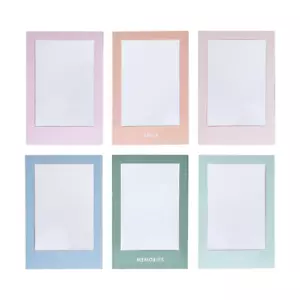 6 Pack Magnetic Photo Frames - Easy Display for Fridge & Office - Picture 1 of 10