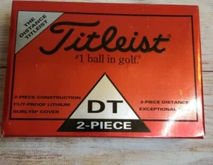 Titleist DT 2-Piece Golf Balls 12 Count 4 Sleeves of 3 balls New. Whirlpool logo - Picture 1 of 6