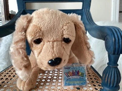WEBKINZ SPANIEL PUP 🐶 HM843- NEW VERSION - NEW W/ SEALED CODE - HARD TO FIND - Image 1 of 4