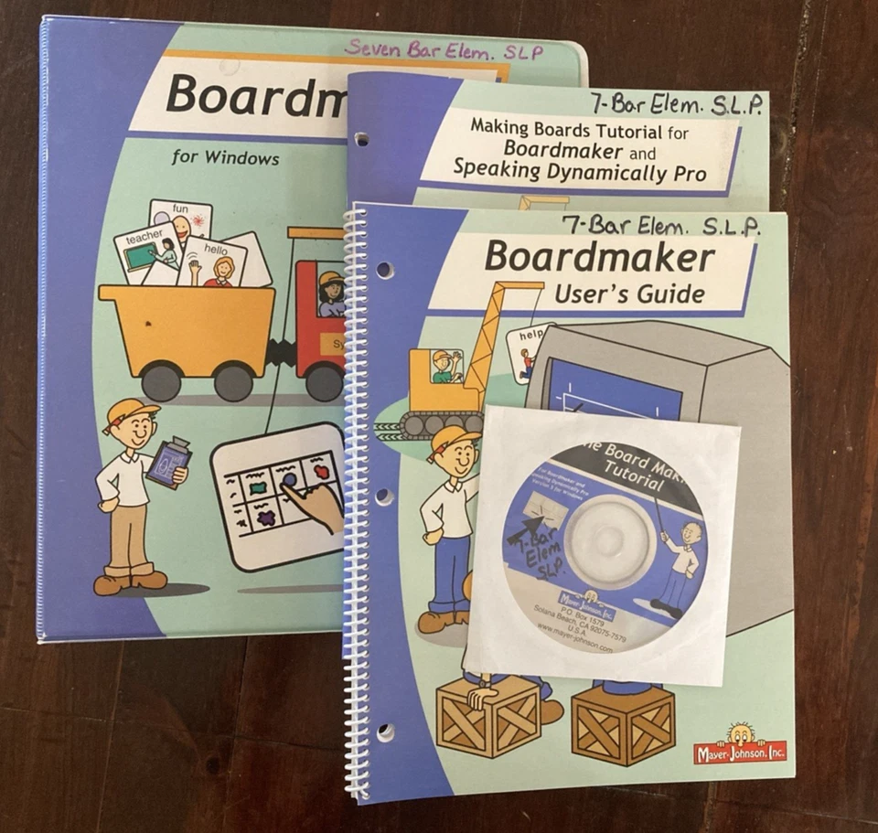 Boardmaker Bundle – Tutorial CD, BM User Guide,  Speaking Dynamically Pro - Image 1 of 4