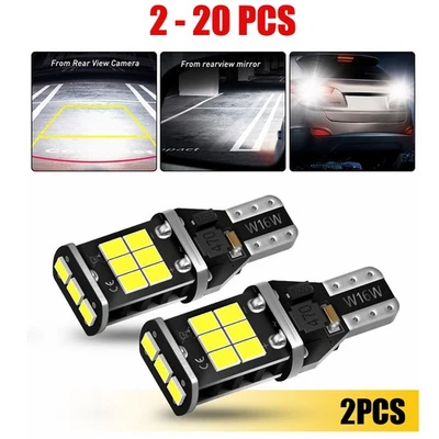 JM Back Up LED Reverse Light T15 White 921 for Acura ILX 2013-2019 MDX 2-20PCS - Image 1 of 4