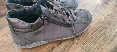 Tênis Remonte Feminino HI Top Cinza Tamanho EUA 8 AU Tamanho 39 - Imagem 1 de 4