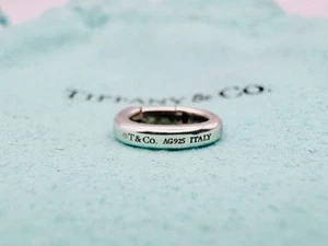 Tiffany & Co. Sterling Silber ovaler Biegering Verschluss, AG925 Tiffany ovaler Biegering - Bild 1 von 11