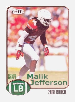 2018 SAGE HIT #95 Malik Jefferson Texas Longhorns - Image 1 of 2
