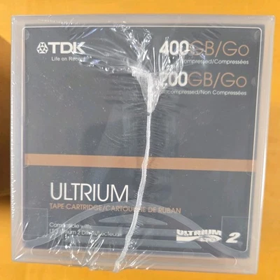 5 pack TDK Ultrium 2 200/400GB Data Cartridge Tape 5 Pack • NEW AND SEALED • - Image 1 of 3