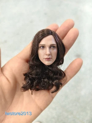 Cabeza esculpida de niña Wonder Woman 1/6 para mujer PH TBL figura de acción juguetes corporales Foto 1 de 4
