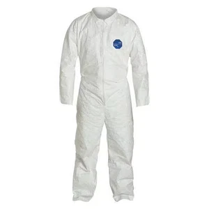 Tyvek 400 Protective Coverall Suit. Dupont, White XL, TY120SWHXL002500, Qty 25 - Picture 1 of 2