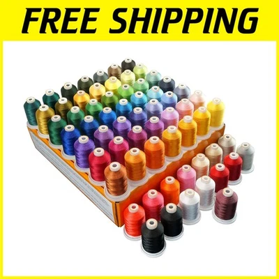 Locking Base 1000M Spools Polyester Thread Kit, 64 Colors - Image 1 of 4