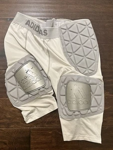 Herren Adidas 5 Padded Techfit weiß/grau Herren Fußball Kompressionsgürtel - XL - Bild 1 von 9