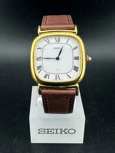 Orologio Seiko Chariot 1977 Uomo Carica Manuale Hi-Beat Quadrante Bianco Oro 32mm 2220-3450 - Foto 1 di 12