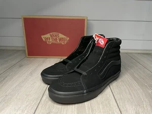 Vans Sk8-Hi nero/nero uomo UK 8 US 9 EU 42 nuovissimo con scatola - Foto 1 di 11
