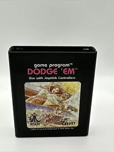 Dodge 'Em (Atari 2600, 1981) Cartridge Only - Picture 1 of 9