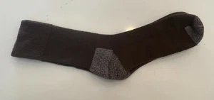 Dr. Scholls 1 PAIR Diabetes Advanced Relief Casual Crew Socks 7-12 DARK BROWN - Picture 1 of 8
