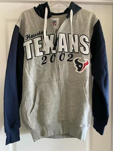 NUEVO CON ETIQUETAS PARA HOMBRE PEQUEÑO S NFL ROPA EQUIPO DE FÚTBOL AMERICANO HOUSTON TEXANS CHAQUETA CON CAPUCHA WOW - Imagen 1 de 8