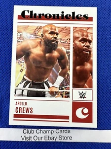 2023 #3 Apollo Crews Panini Chronicles WWE Chronicles verde 63/75 - Imagen 1 de 3