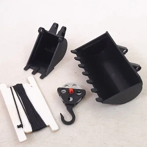 Lego Technic Large Metal Crane Hook 70644 Service Pack Digger Bucket 2950 2951 - Picture 1 of 9