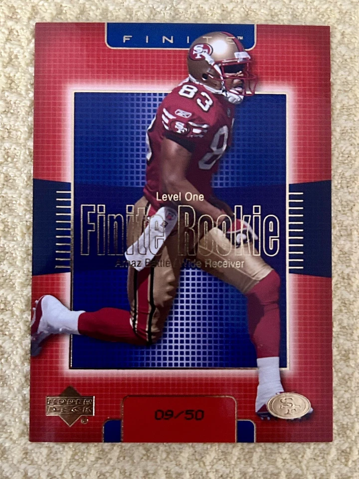 2003 Upper Deck Finite Gold /50 Arnaz Battle #240 Rookie RC Level 1 - Image 1 of 2