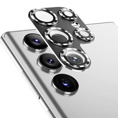 For Samsung Galaxy S25 Ultra S24+ Metal Tempered Glass Camera Lens Protector - Image 1 of 4
