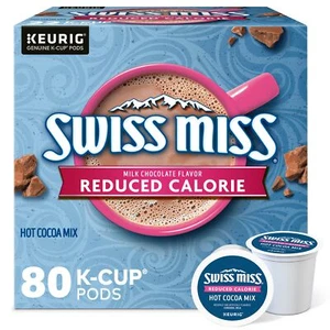 Swiss Miss Reduced Calorie Hot Cocoa, 80 Count - Picture 1 of 4