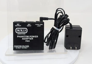 Rolls PB23 Mic Power I 48 voltios Phantom fuente de alimentación con adaptador de CA - Imagen 1 de 9