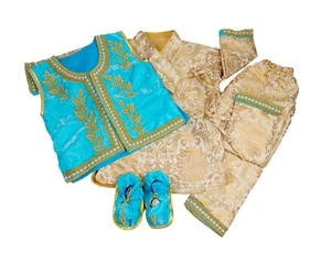 Pasni Dress Baby Boy/Nepali baby Weaning Outfits Sky blue Rice feeding sets - Picture 1 of 5
