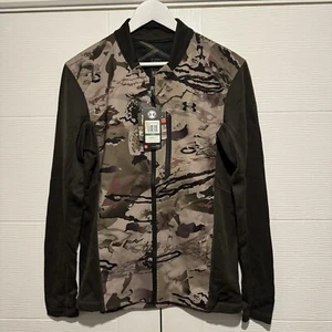 Under Armour Ridge Reaper Jacket Mens Large Slim Lightweight Camouflage Hunting - Picture 1 of 8