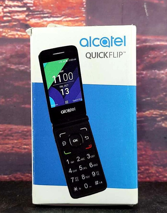 Alcatel Quickflip 4044c 4g Lte Hd Voice Flip Phone Cricket Gsm Unlocked L N Ebay