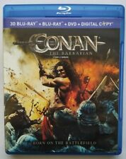 Conan the Barbarian 3D (2D/3D Blu-ray/DVD, 2011, 2-Disc Set, Canadian)