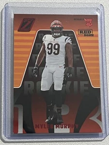 2023 Panini Zenith Myles Murphy Rookie Red Zone Cincinnati Bengals - Picture 1 of 6