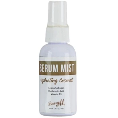 Barry M Hydrating COCUNUT/CUCUMBER/ROSE Serum Mist Assorted VEGAN  (50ml) - Image 1 of 3