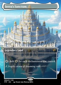 Serra's Sanctum Borderless Style Card For EDH and Playtest - Picture 1 of 3