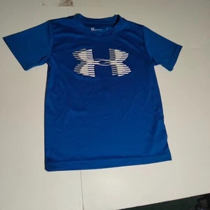 Under armour blue short sleeve t-shirt 7 boys - Picture 1 of 6