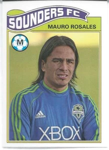 2013 Topps MLS Fußball 1978 VBA Fußballer MAURO ROSALES Seattle Whitecaps Dallas - Bild 1 von 1